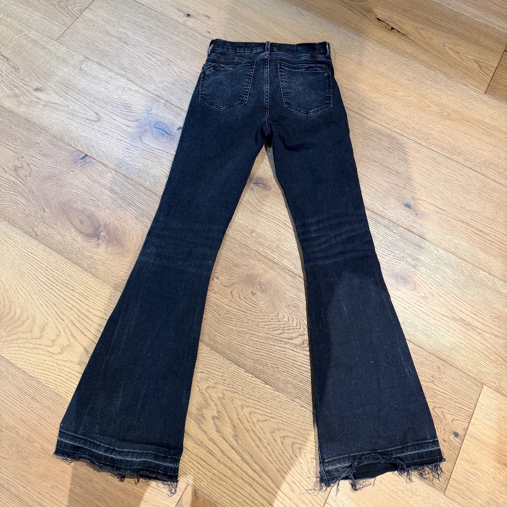 Women's Buckle Black Flared Jeans Fit No. 53 SZ 25X32 - Picture 5 of 7